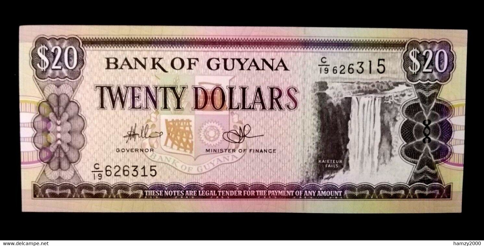 GUYANA 20 UNC DOLLARS BANKNOTE 2016 P-30 - Guyana
