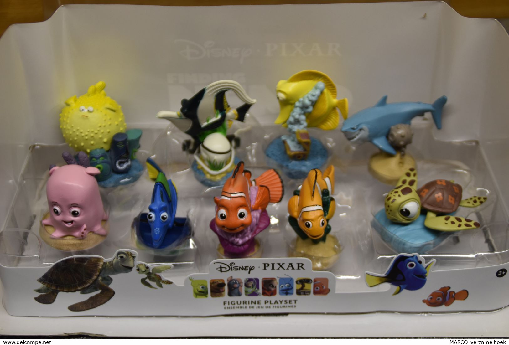 Orginal DISNEY-store: Finding NEMO-DORY Figurine Playset 9 Piece Walt Disney Set Pixar - Disney
