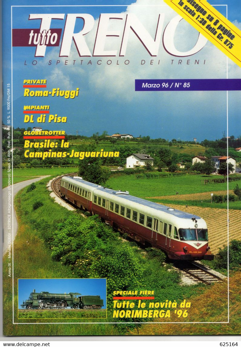 Magazine TUTTO TRENO No 85 Marzo 1996 - En Italien - Non Classés