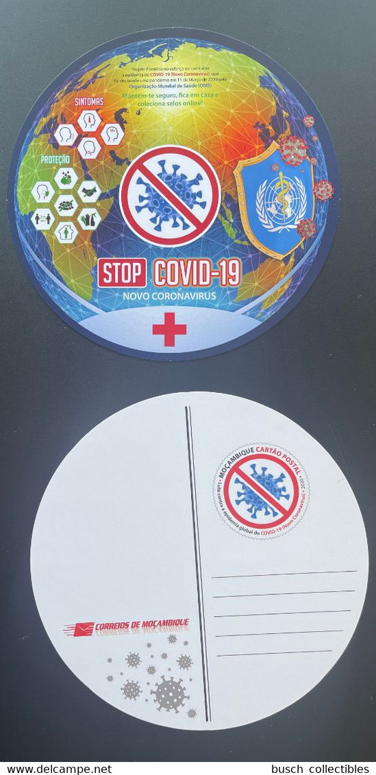 Mozambique Moçambique Mosambik 2020 Mi. ? Stationery Entier Ganzsache COVID-19 Virus Coronavirus OMS WHO Pandemic - Mosambik