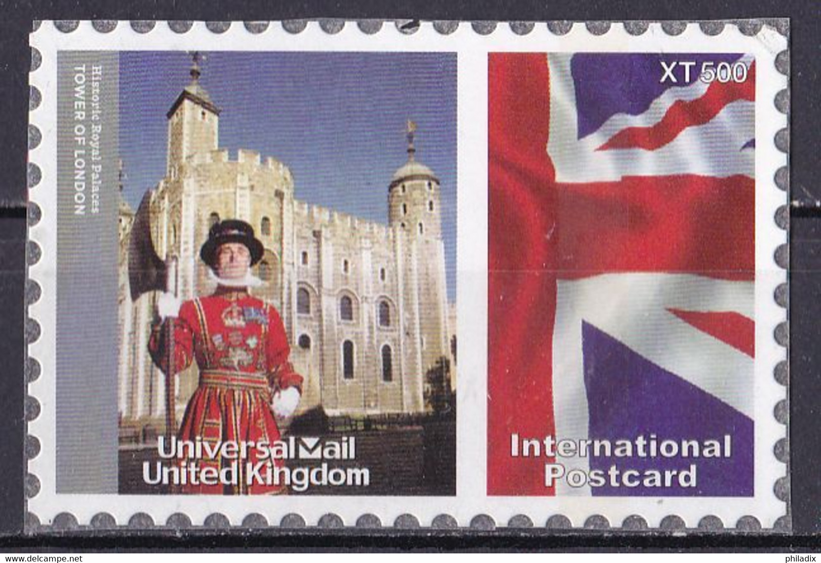 Großbritannien Universal Mail London Tower (A2-50) - Universal Mail Stamps