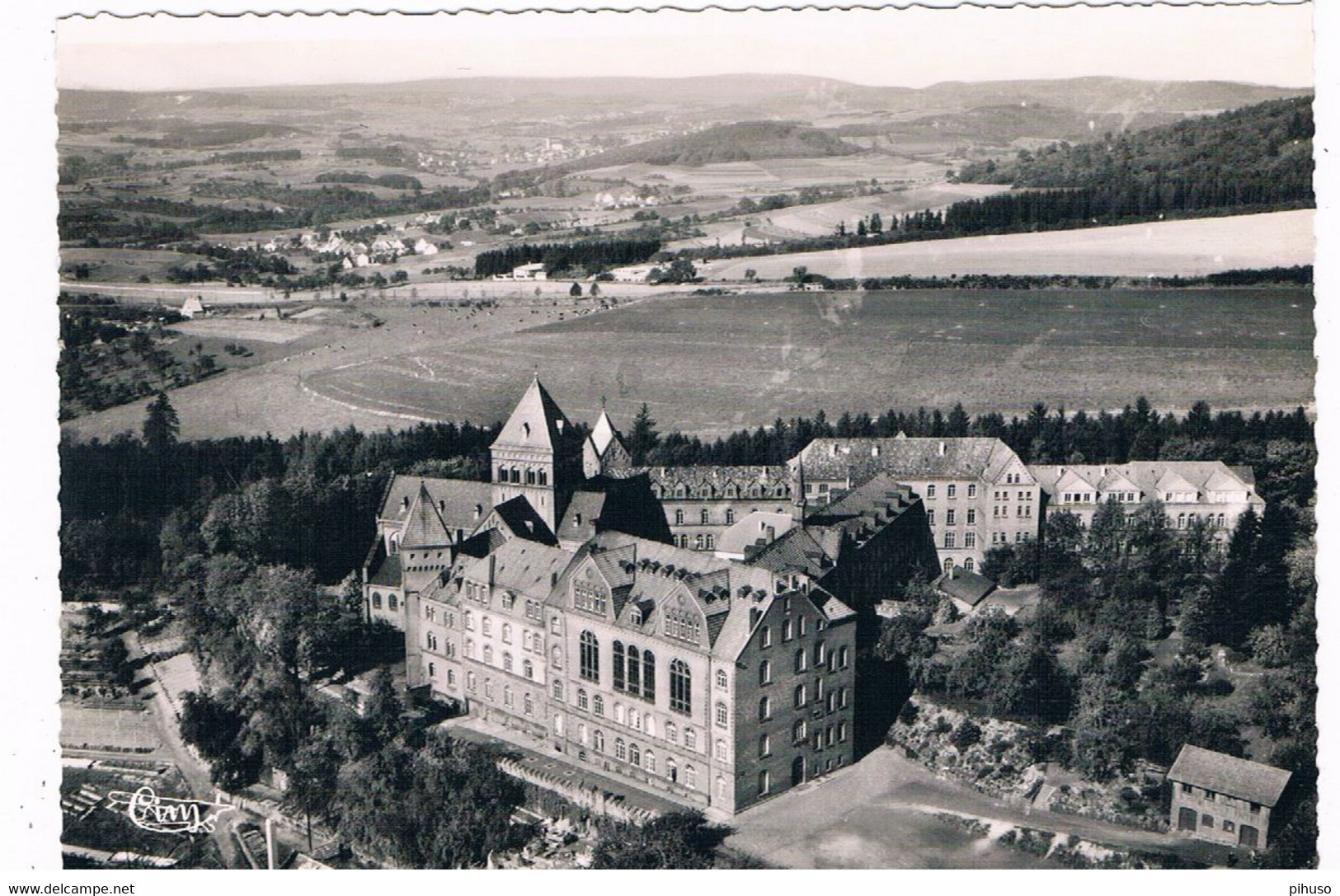 D-14230   SANKT WENDEL : Missionshaus D. Steyeler Missionaire - Luftaufnahme - Kreis Sankt Wendel