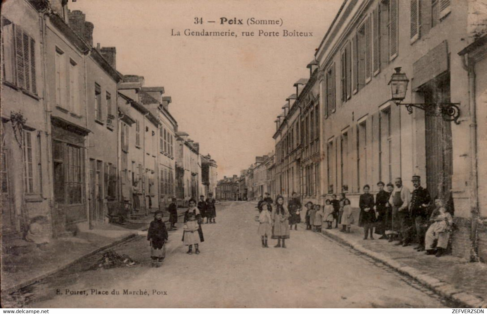 80 POIX SOMME GENDARMERIE RUE - Poix-de-Picardie