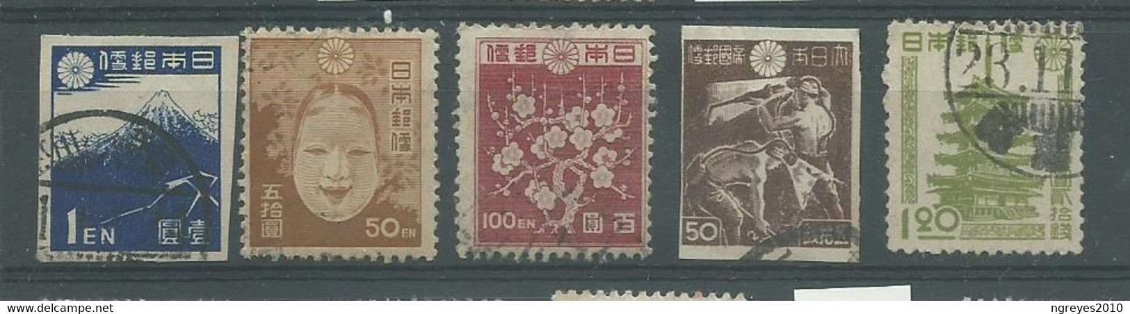 220042188  JAPON.  YVERT .  Nº  355/360/361/363/364 - Used Stamps