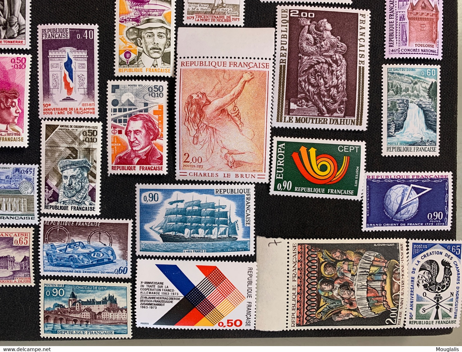 France Année 1973 No 1737 / 1782 TF TB - 1970-1979