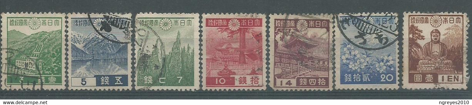 220042193  JAPON.  YVERT .  Nº  264/265/267/269/271/272/276 - Used Stamps