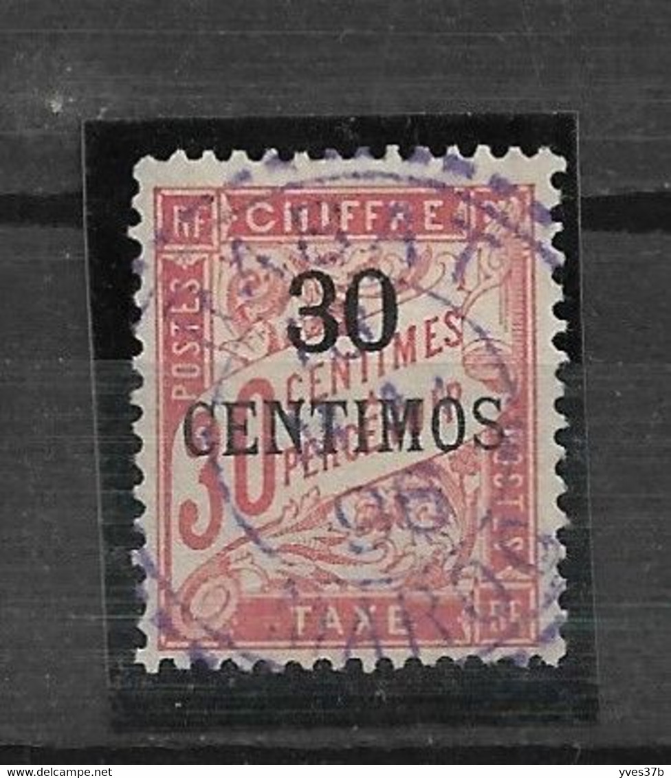 MAROC Taxe N°3 - Oblitération Plein Centre Rabat 1896 - Signé Miro - TTB - - Timbres-taxe