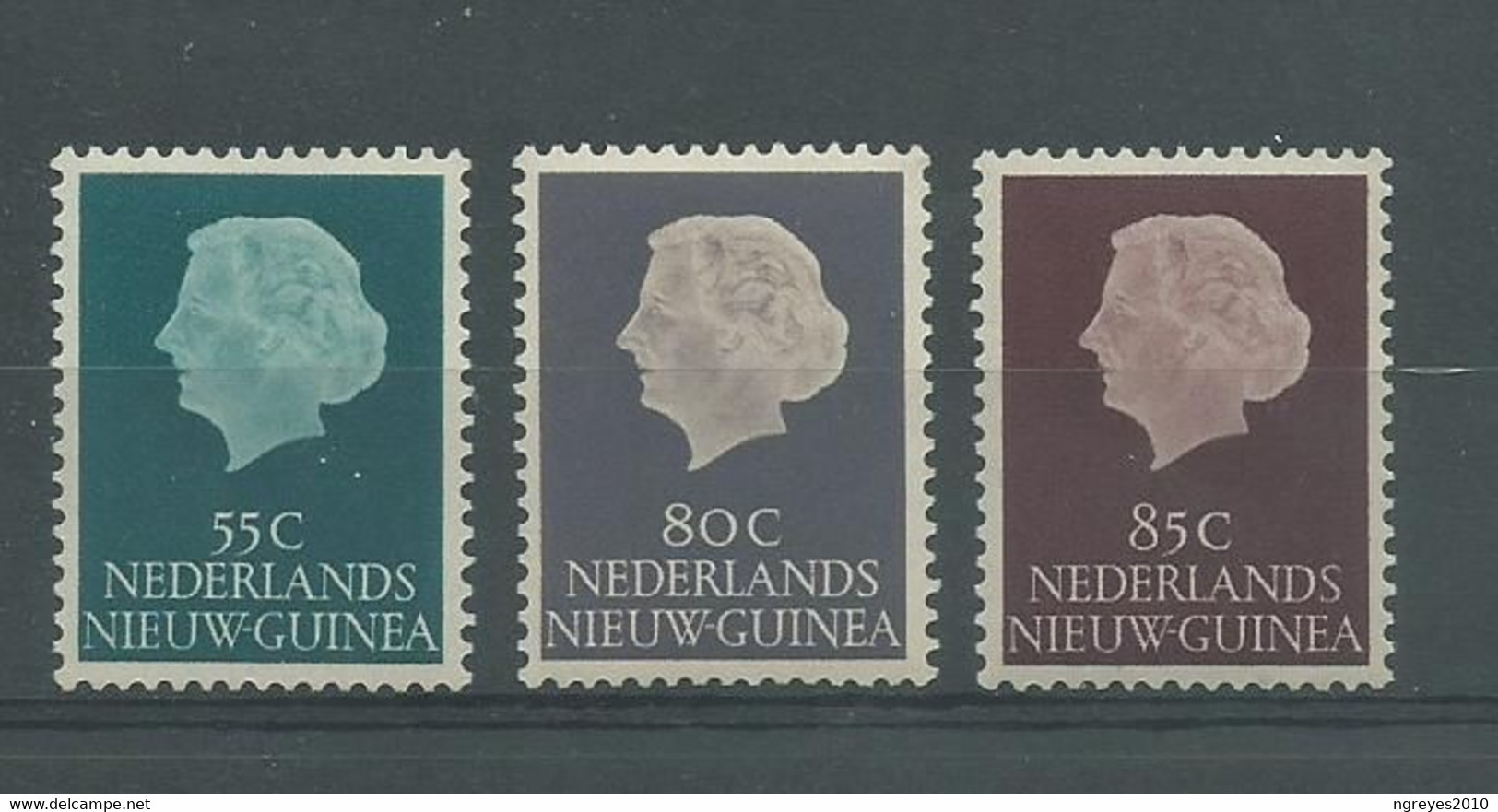 220042233  NUEVA GUINEA HOLANDESA.  YVERT  .  Nº  33/5  **/MNH - Netherlands New Guinea