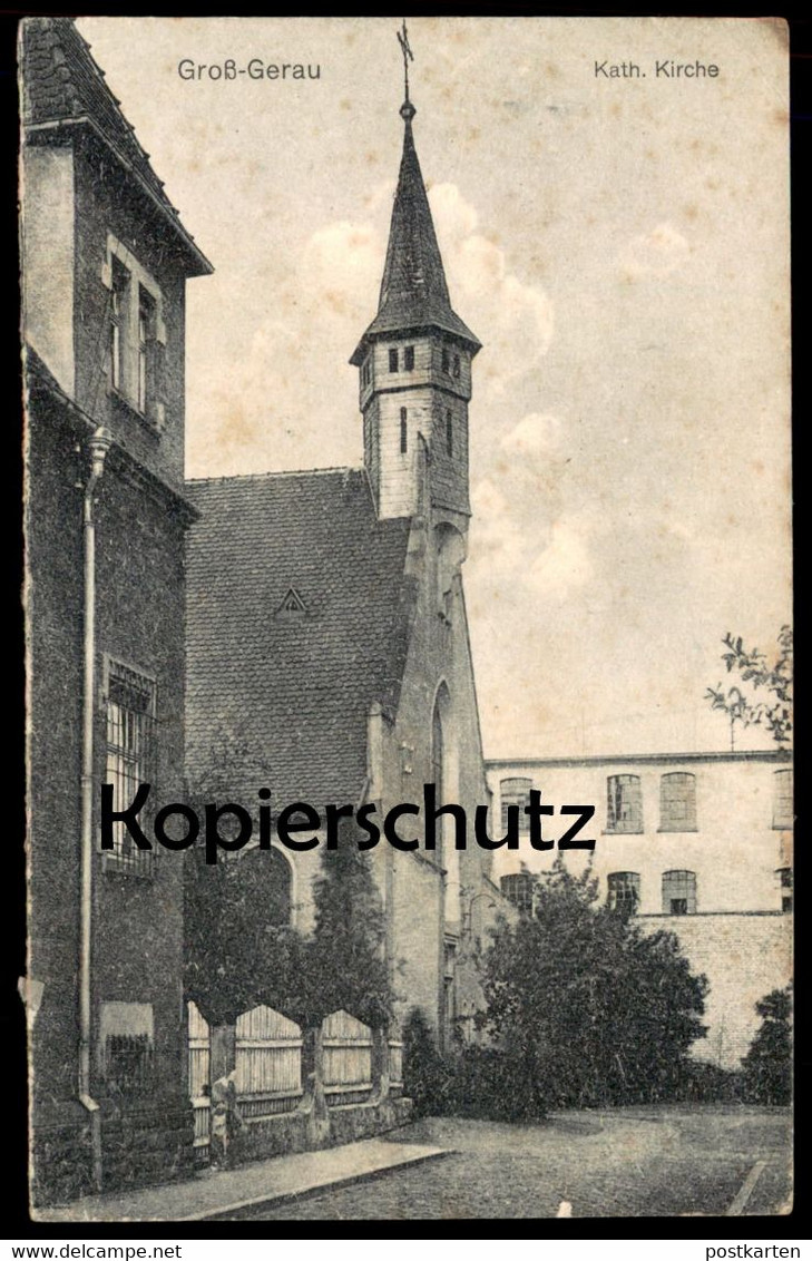 ALTE POSTKARTE GROSS-GERAU KATHOLISCHE KIRCHE Church église Ansichtskarte AK Cpa Postcard - Gross-Gerau