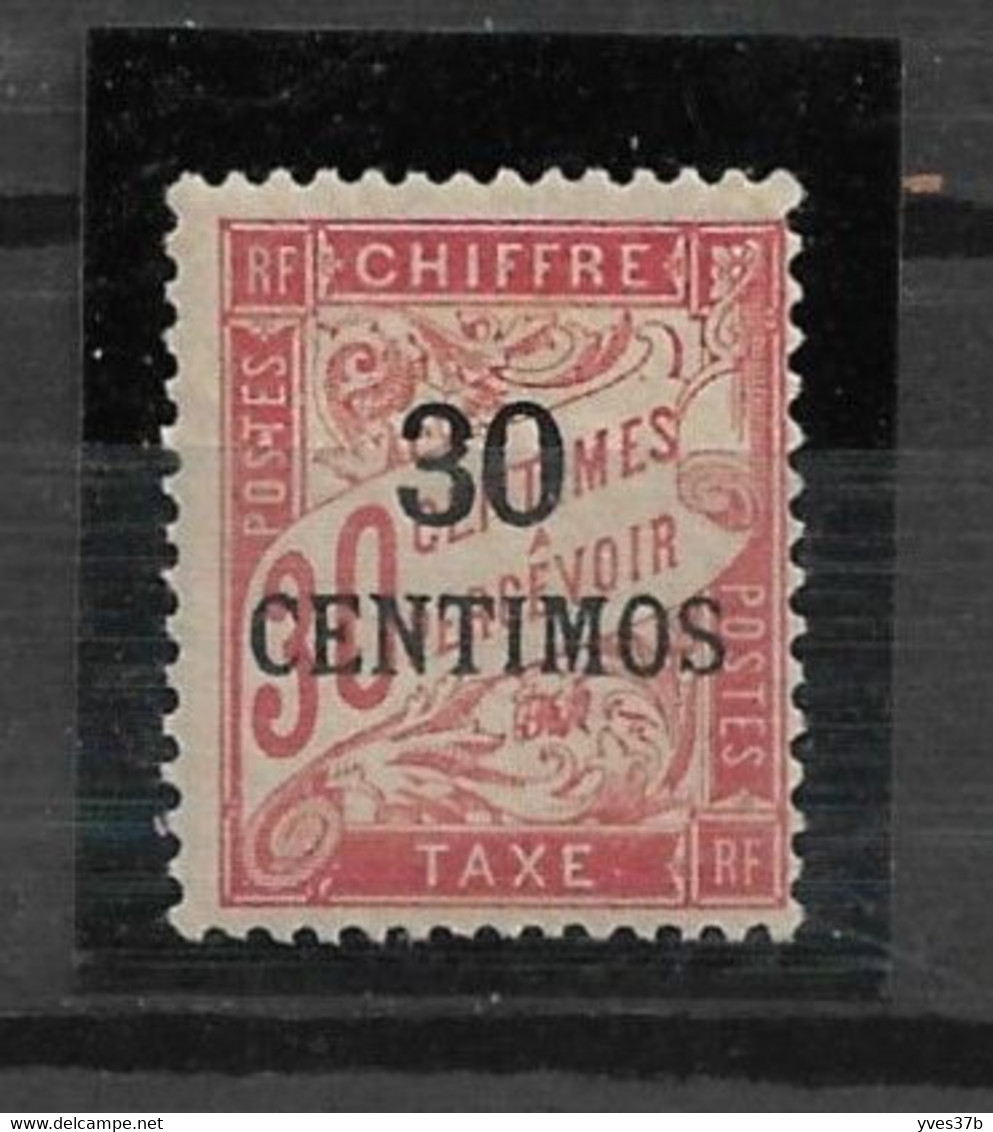 MAROC Taxe N°3 - Neuf* - TTB - - Timbres-taxe