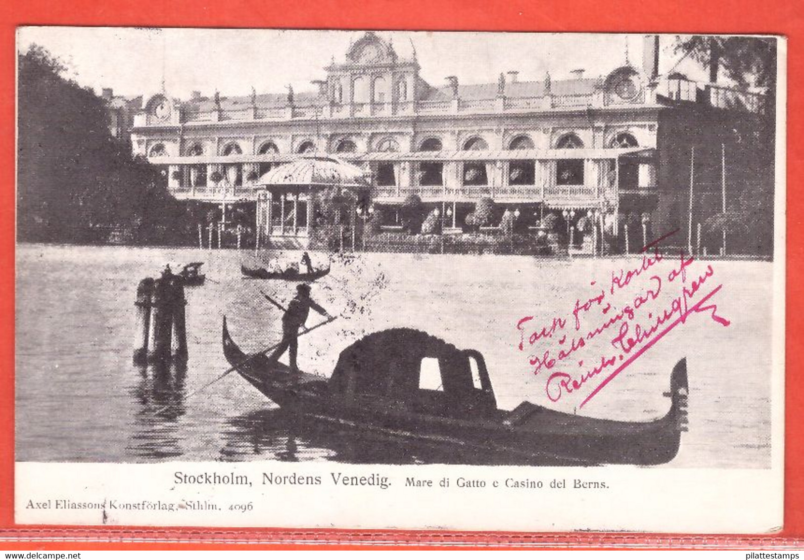 SUEDE CARTE DE 1904 DE STOCKHOLM POUR PARIS FRANCE - 1885-1911 Oscar II