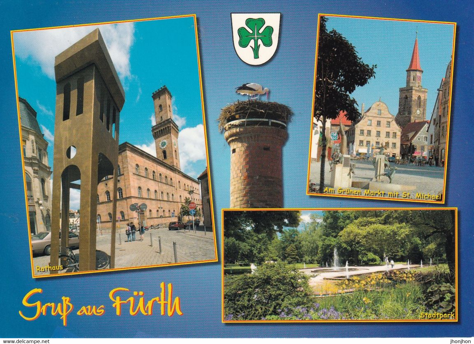 Germany - Postcard Unused  - Fürth - Collage Of Images - Fuerth