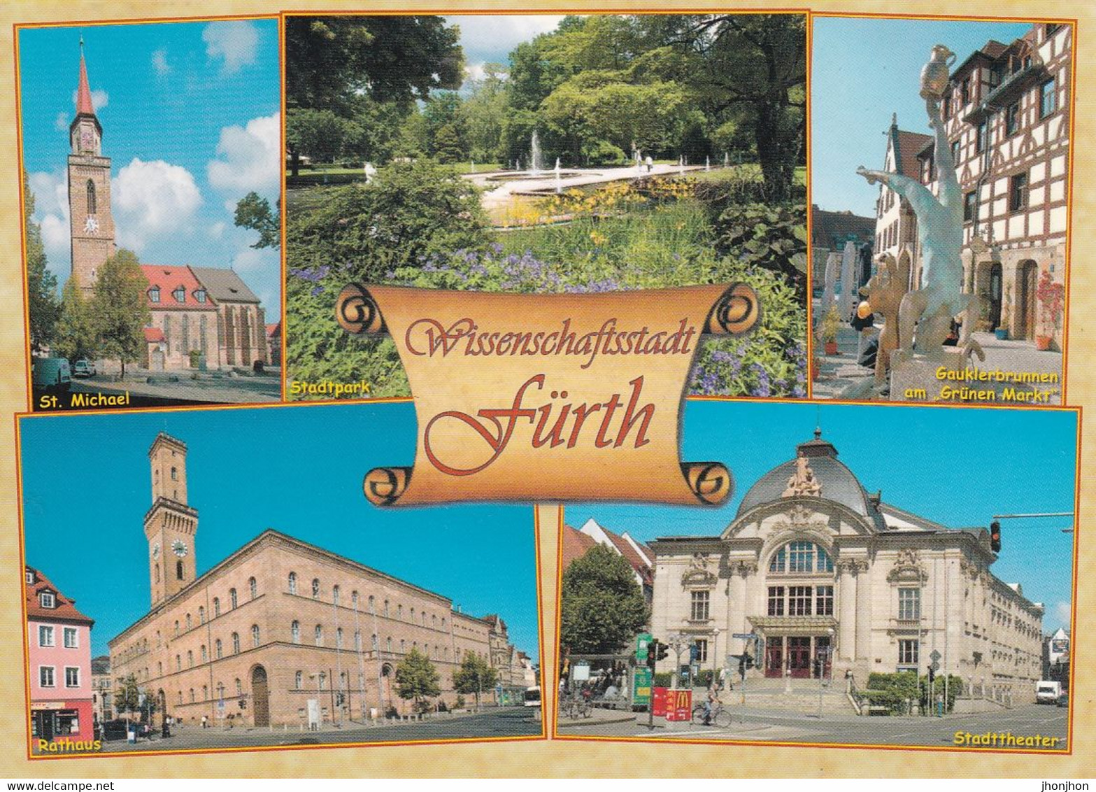 Germany - Postcard Unused  - Fürth - Collage Of Images - Fuerth