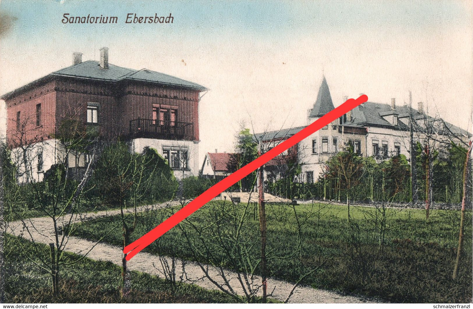 AK Ebersbach Sanatorium A Friedersdorf Spreedorf Neugersdorf Neusalza Spremberg Seifhennersdorf Eibau Georgswalde Fugau - Ebersbach (Löbau/Zittau)