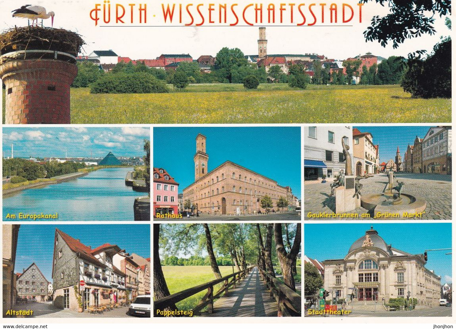 Germany - Postcard Unused  - Fürth - Collage Of Images - Fuerth