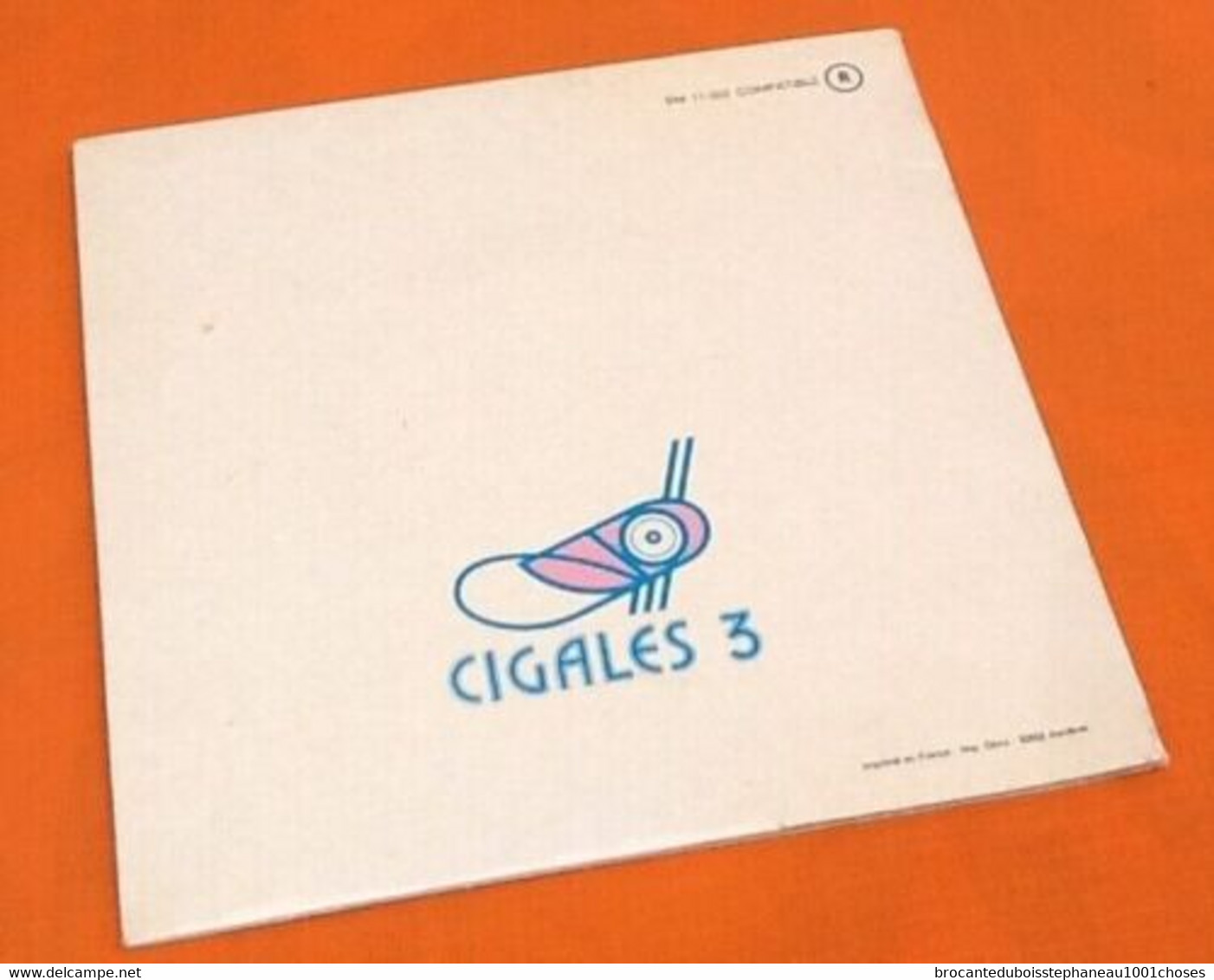 Vinyle 45 Tours    Cigales 3  Chansons Pour Enfants  SM 17552 R - Niños