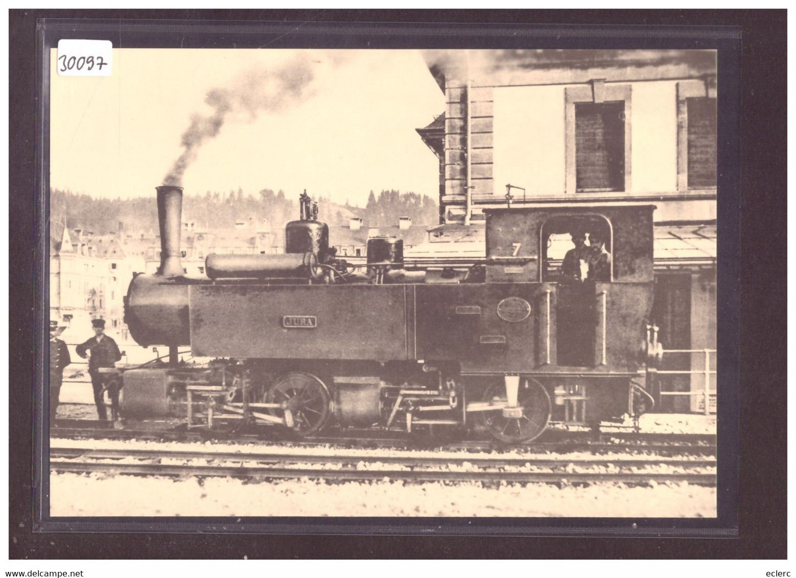 FORMAT 10x15cm - CJ - CHEMIN DE FER DU JURA - REPRO ANNEES 70 - LEUTWILER VERLAG - TRAIN - BAHN - TB - Wiler Bei Utzenstorf