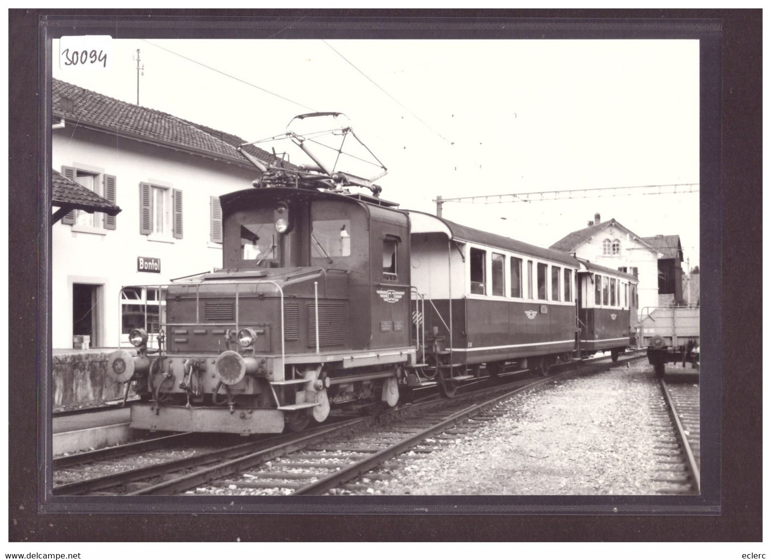 FORMAT 10x15cm - CJ - CHEMIN DE FER DU JURA - REPRO ANNEES 70 - LEUTWILER VERLAG - TRAIN - BAHN - TB - Wiler Bei Utzenstorf