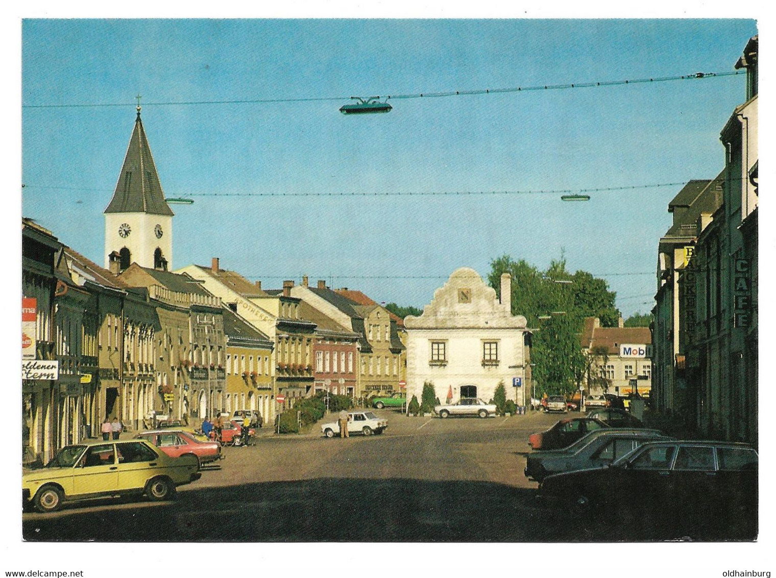 2227d: AK Gmünd- Stadtplatz, Rathaus, Oldtimer, Um 1970, Ungelaufen - Gmünd