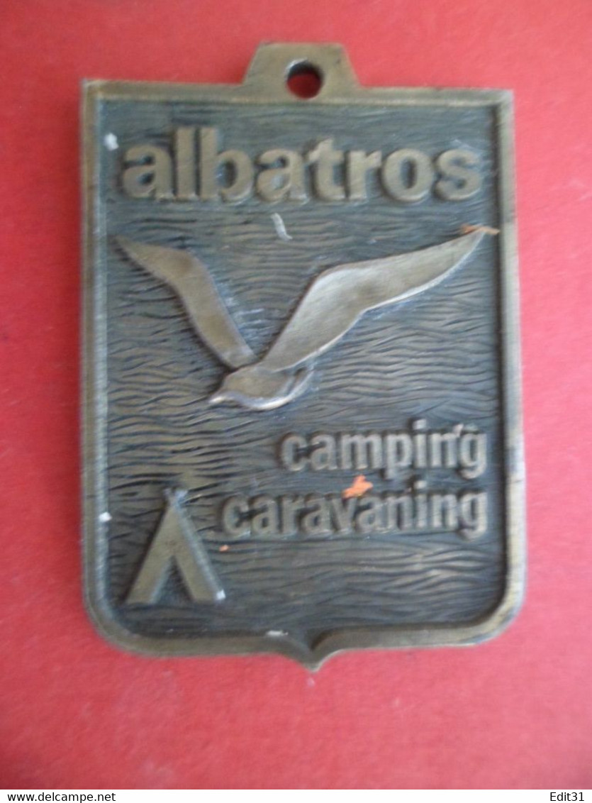 Médaille Cuivre ? 1982 - Camping Caravaning ALBATROS GAVA Barcelona Espagne - Sport Pétanque Participant - Boules - Sonstige & Ohne Zuordnung