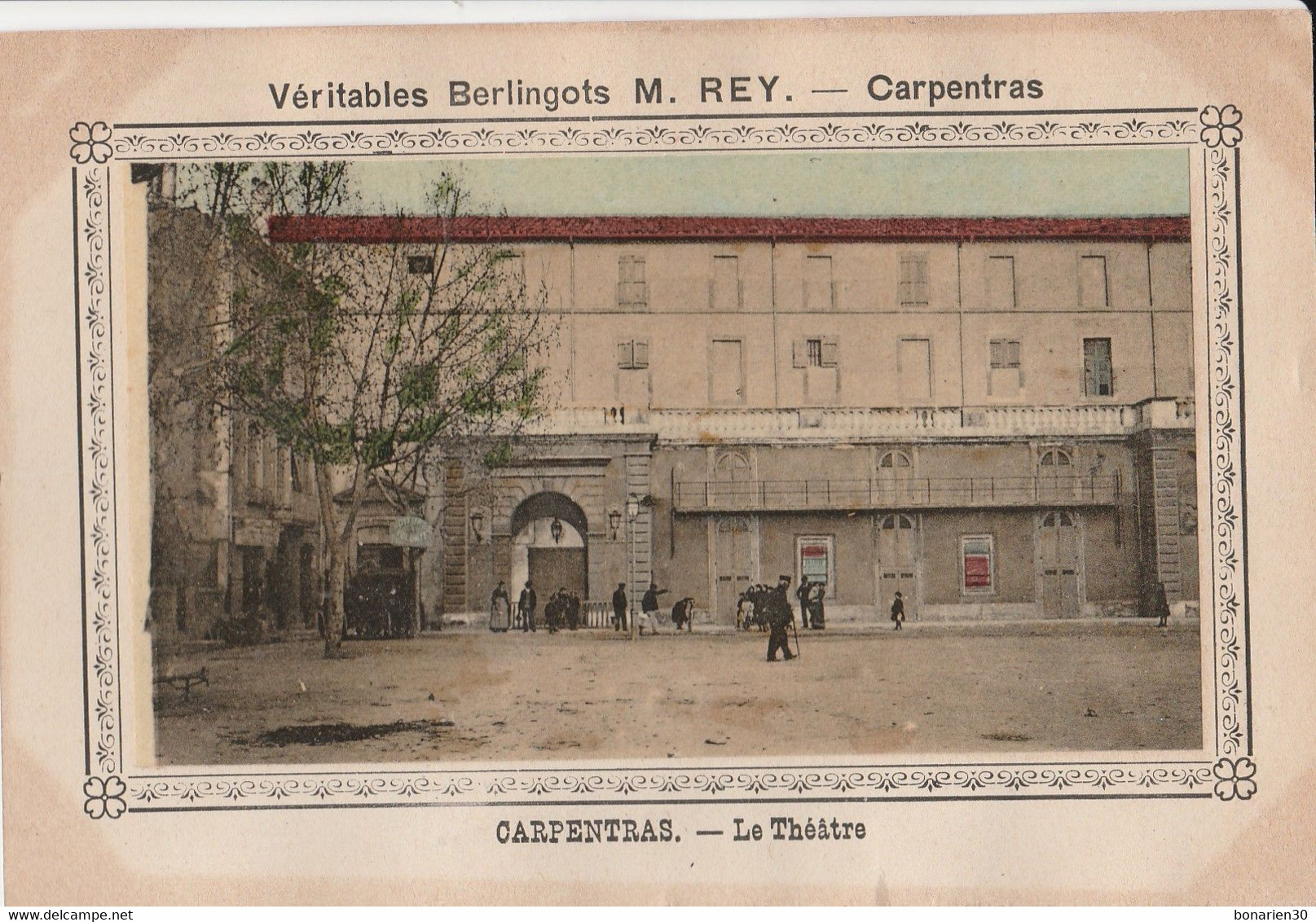 CPA 84 CARPENTRAS  LE THEATRE PUB BERLINGOTS REY - Cabrieres D'Aigues