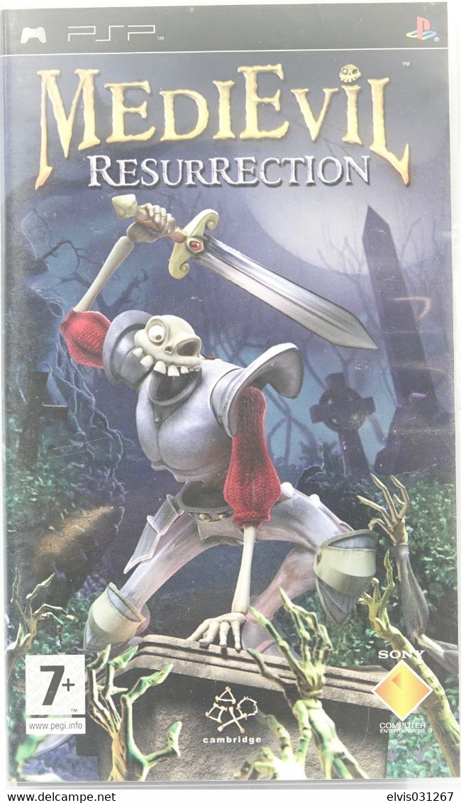 SONY PLAYSTATION PORTABLE PSP : MEDIEVIL RESURRECTION - PSP