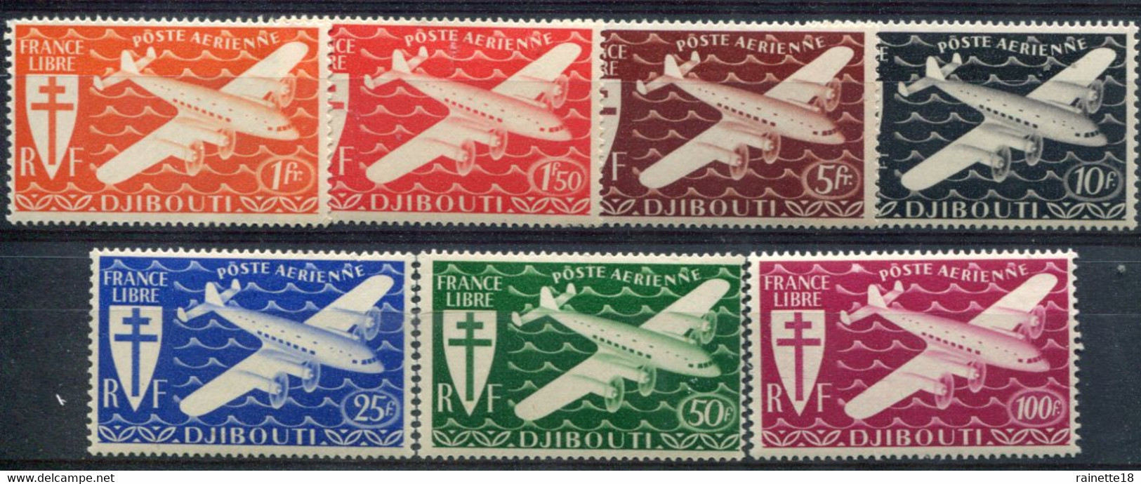 Cote Française Des Somalis     PA  1/7 ** - Unused Stamps