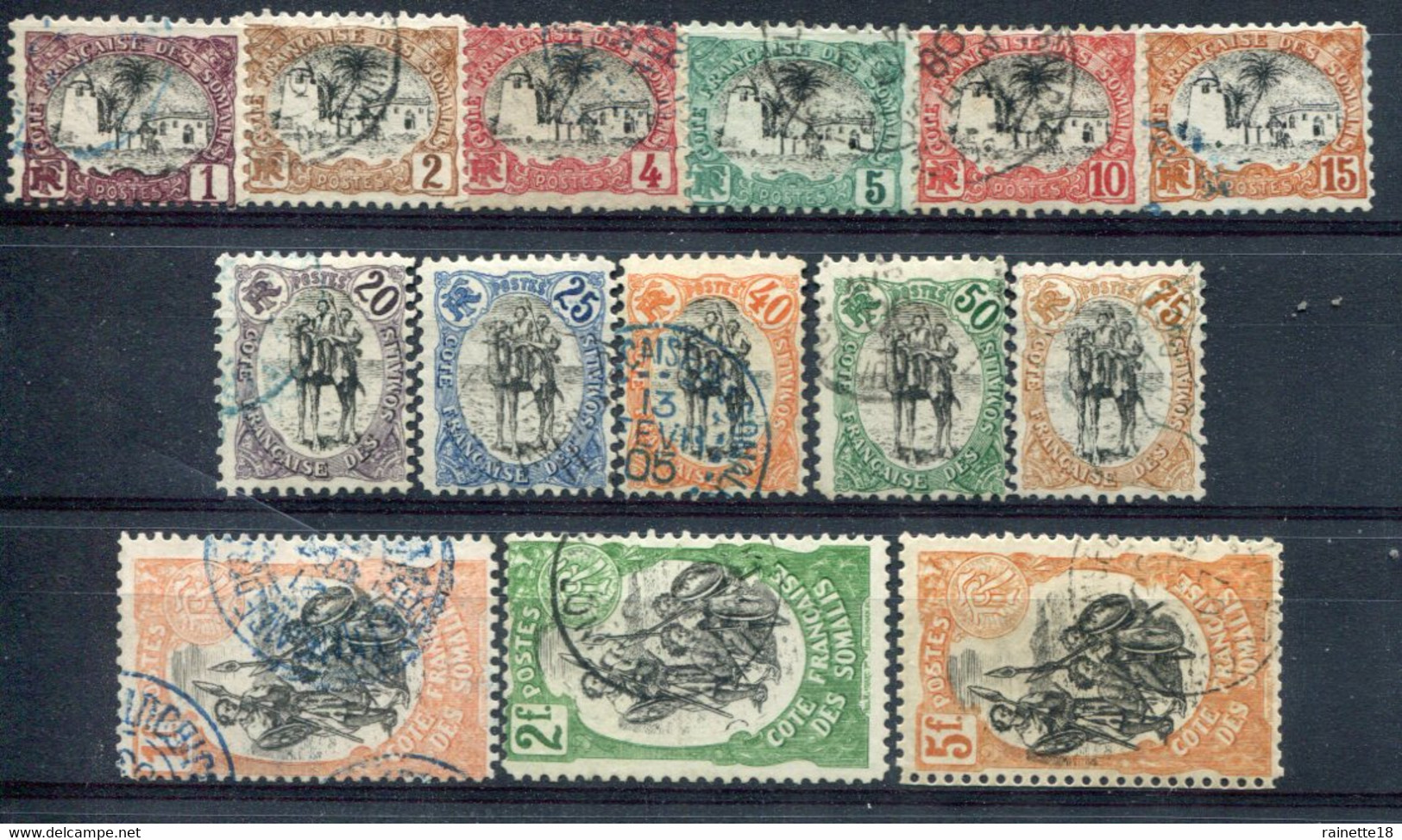 Cote Française Des Somalis        53/66  Oblitérés - Used Stamps