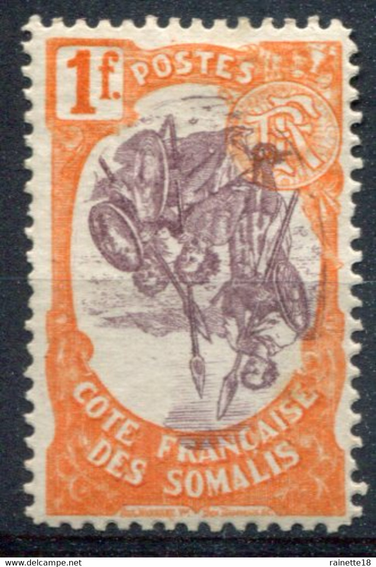 Cote Française Des Somalis        50a * - Unused Stamps