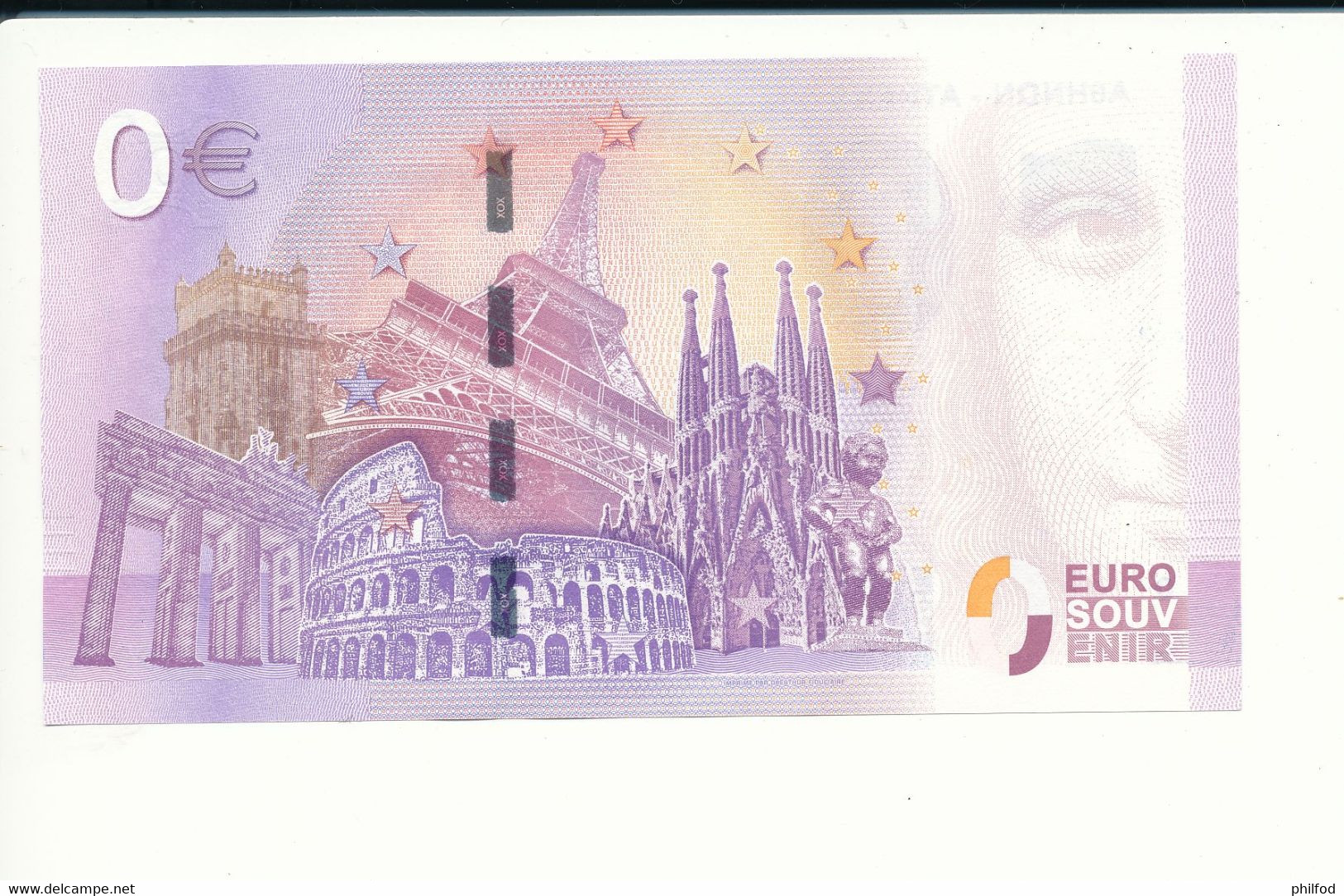 Billet Souvenir - 0 Euro - YENJ - 2017-1 - ATHENS - ACROPOLIS LIMITED EDITION 2017 - N° 4390 - Kiloware - Banknoten