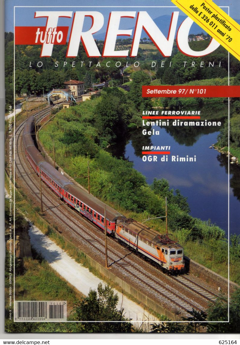 Magazine TUTTO TRENO No 101 Settembre 1997 - En Italien - Unclassified