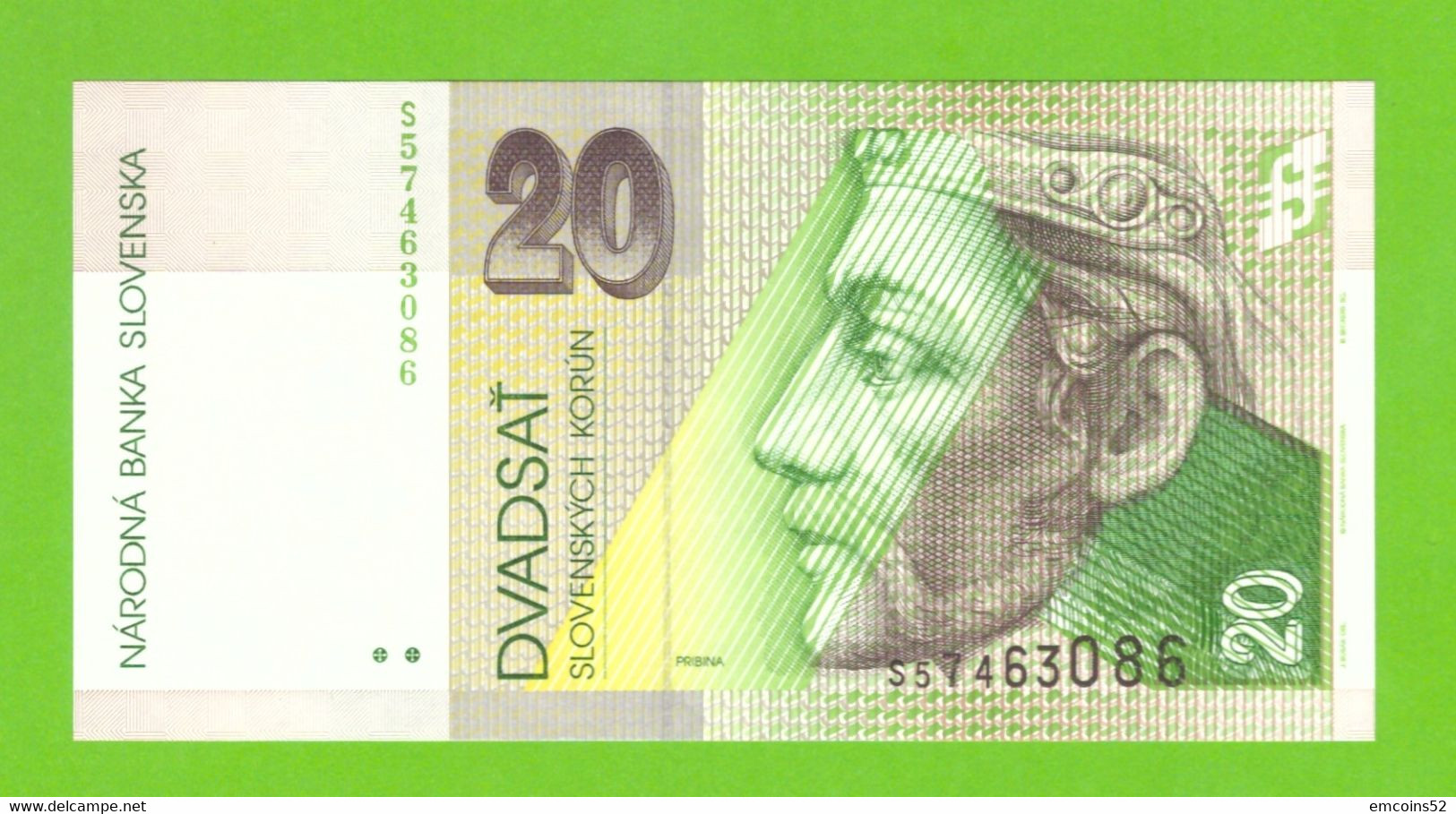 SLOVAKIA 20 KORUN 2004  P-20f  UNC - Eslovaquia