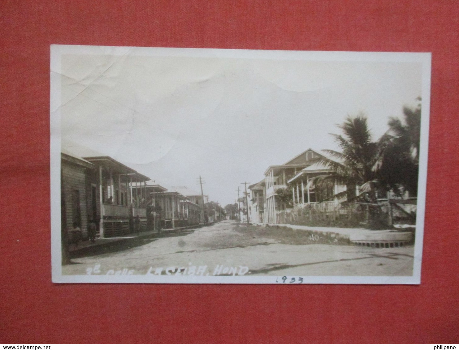 RPPC.     La Ceiba Honduras Honduras  Has Crease From Stamp Peel On Back.  Ref 5761 - Honduras