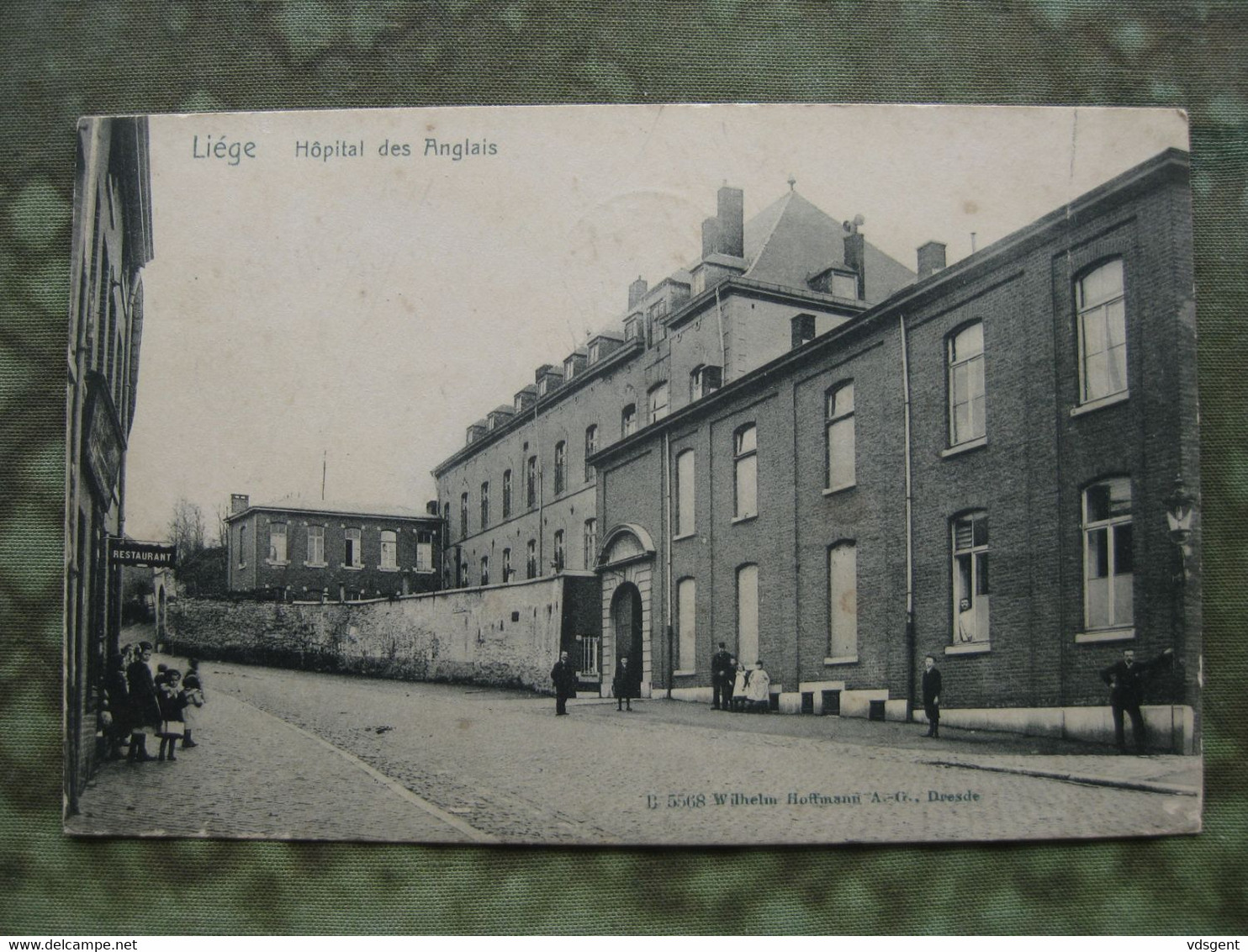 LIEGE - HOPITAL DES ANGLAIS 1908 - Liege