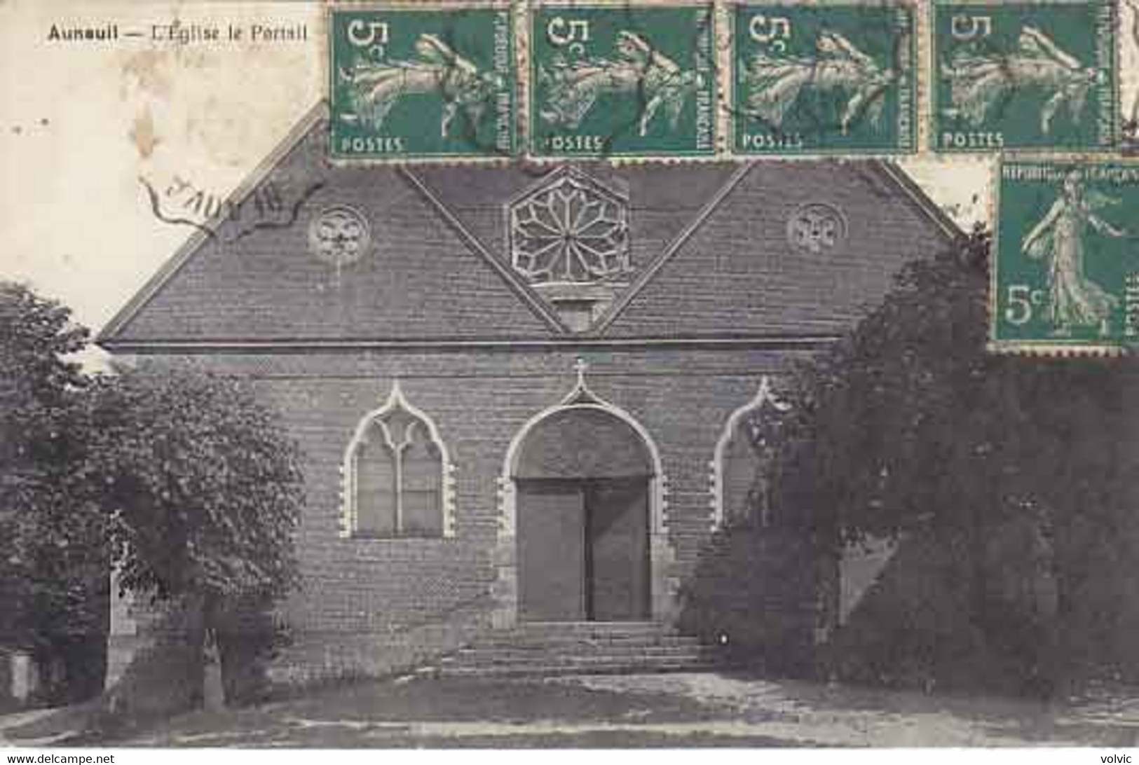60 - AUNEUIL - L'Eglise - Le Portail - Auneuil