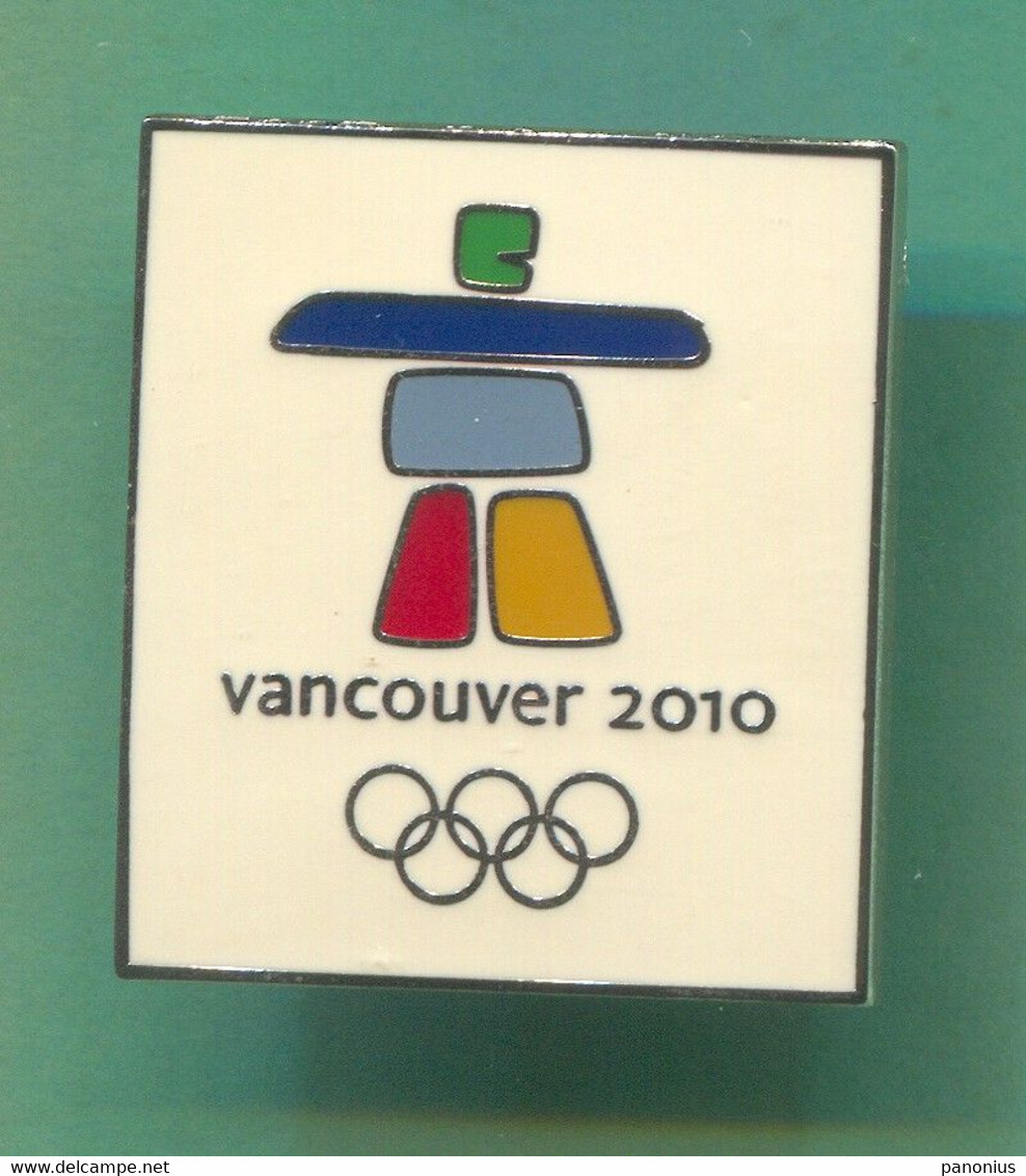 Olympic Games Olympiade Vancouver 2010. Enamel Pin Badge Abzeichen - Jeux Olympiques