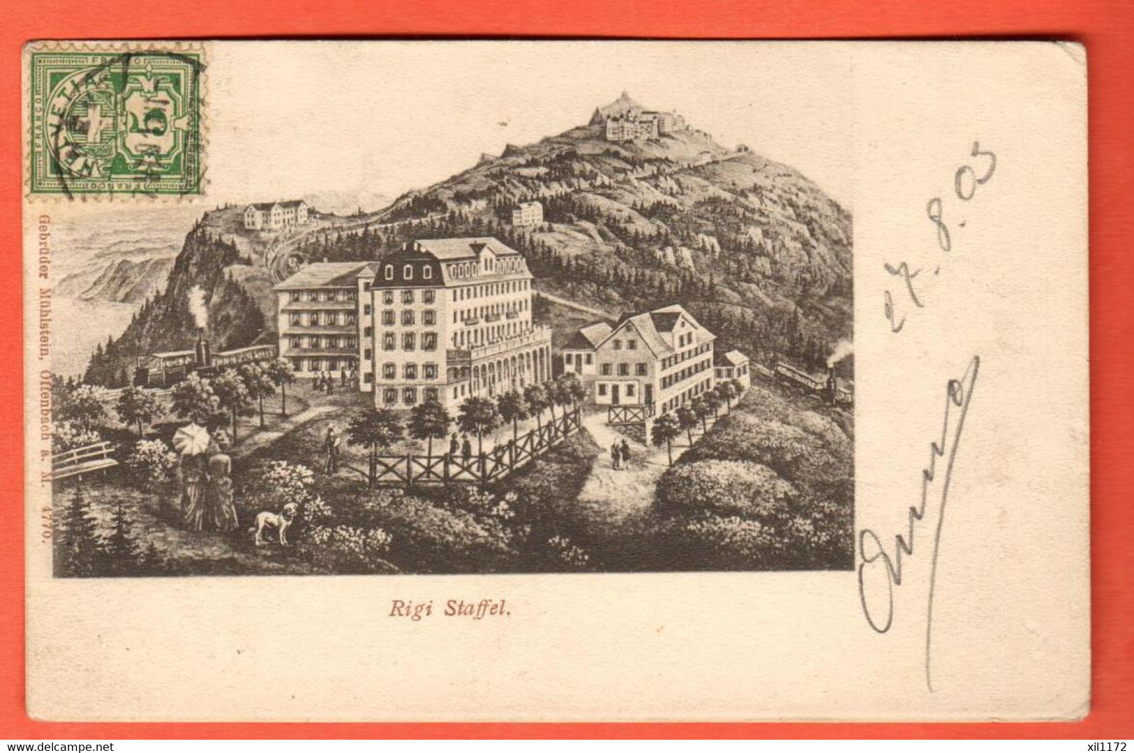 ZTZ-41  Arth Rigi Staffel   Pionier. Gelaufen 1903 - Arth