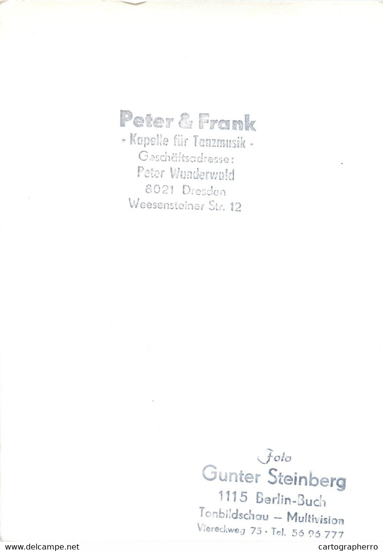 German Musicologist Frank Schneider Musikwissenschaftler & Peter Wunderwald 2 PS-TEAM DDR Music Band - Photographs