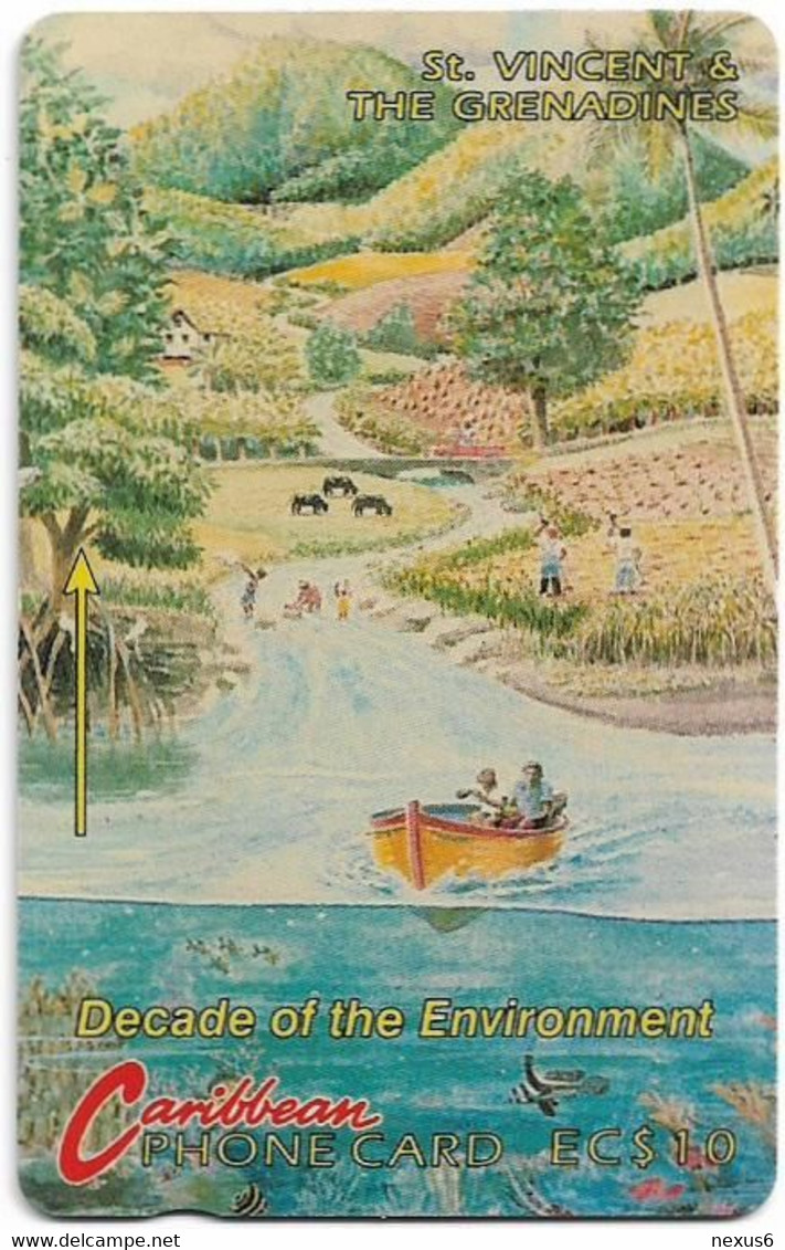 St. Vincent - C&W (GPT) - Environment River, 3CSVA, 1991, 23.250ex, Used - Saint-Vincent-et-les-Grenadines