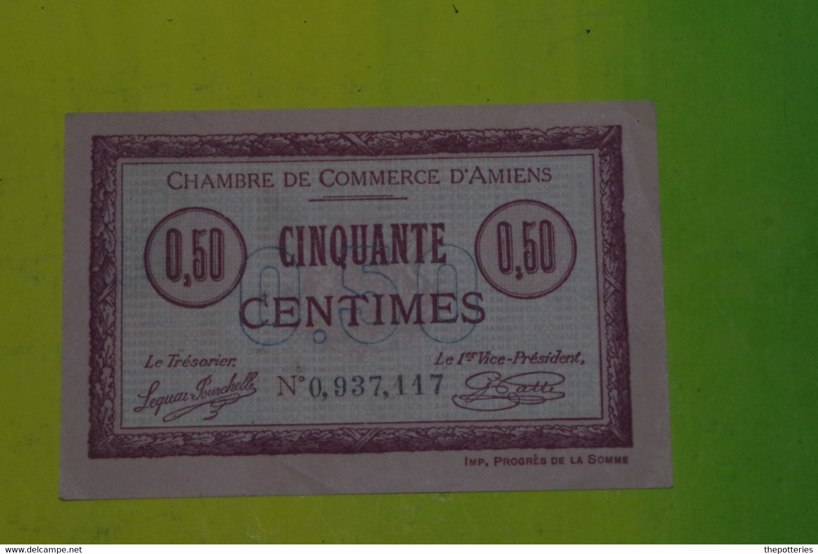 P1-051 Amiene 1915 Chambre Commerce Premiere Guerre Mondiale War 14 18 Histoire De France Europe - Sin Clasificación