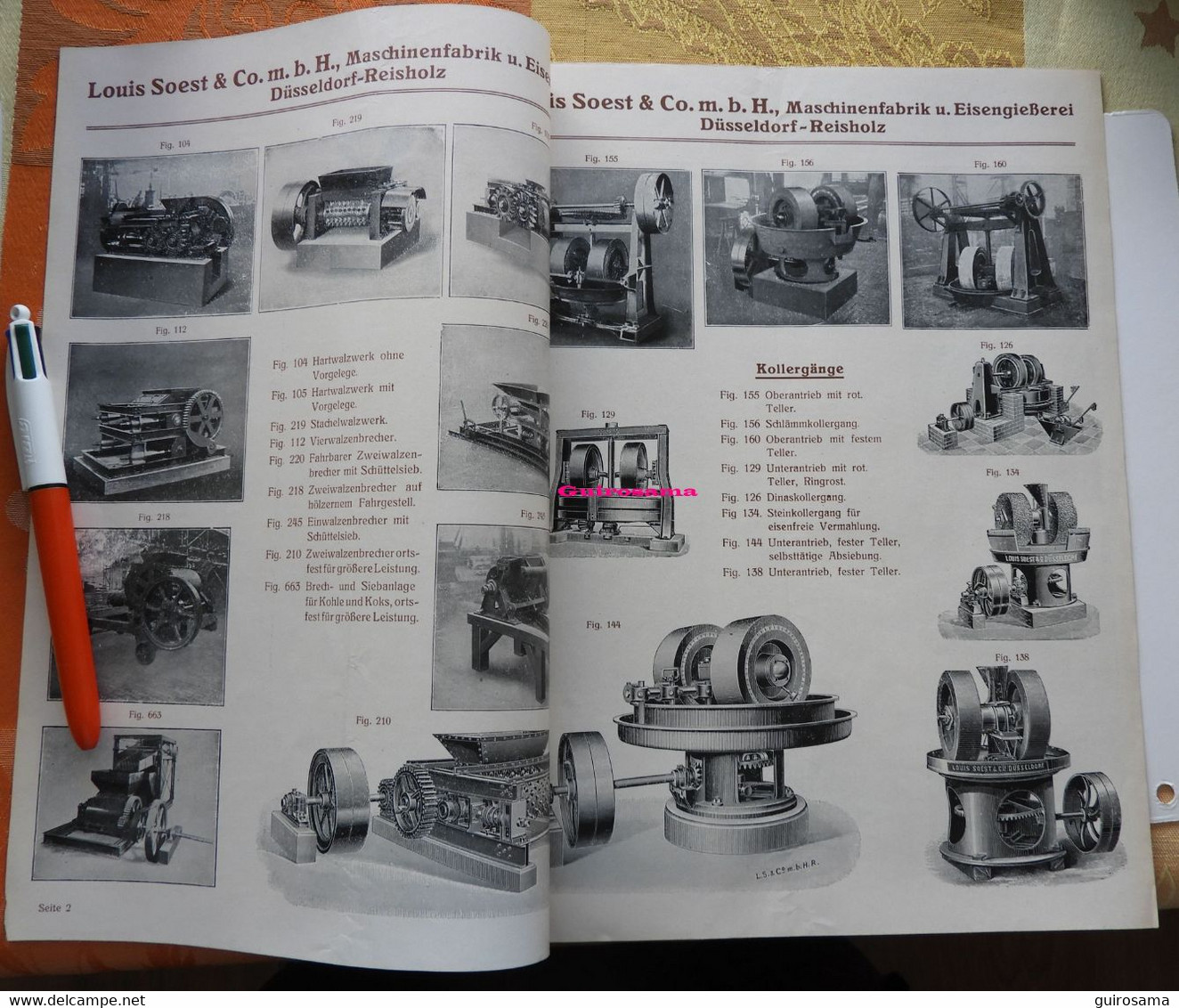 Louis Soest - Maschinenfabrik : Stanbrecher, Kollergänge, Siebapparate, Schleudermühlen - Reisholz - 1925 - Other & Unclassified