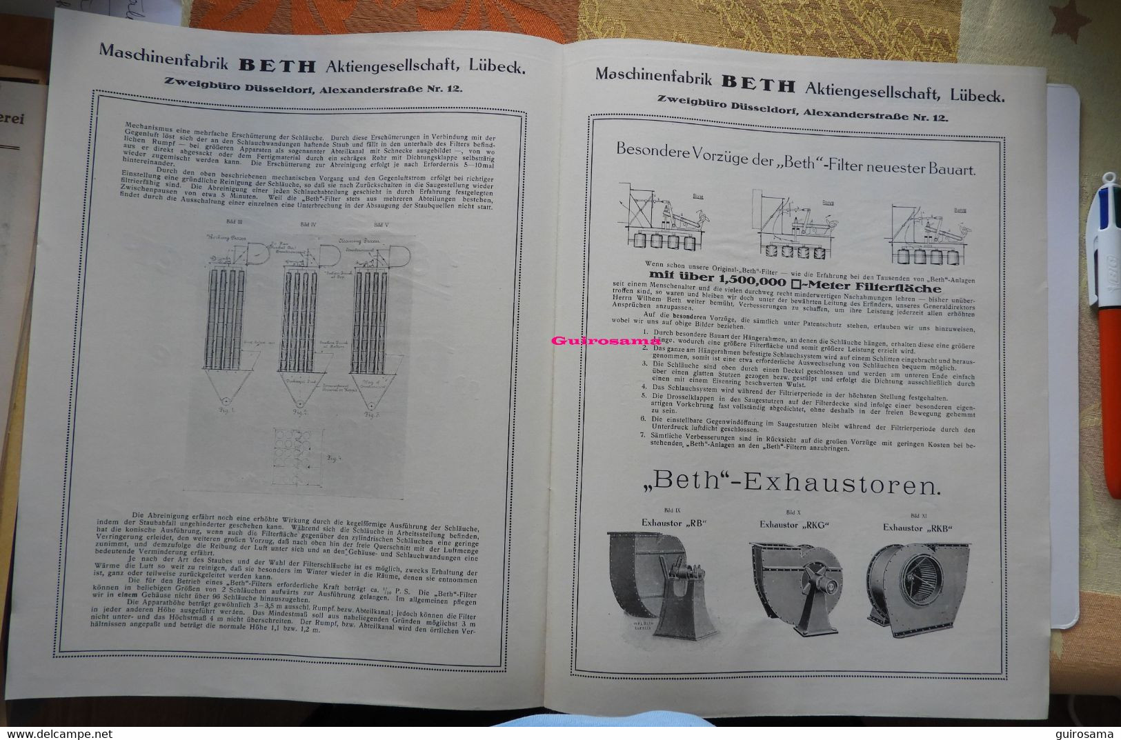 Maschinenfabrik Beth - Lübeck - 1922 - Other & Unclassified