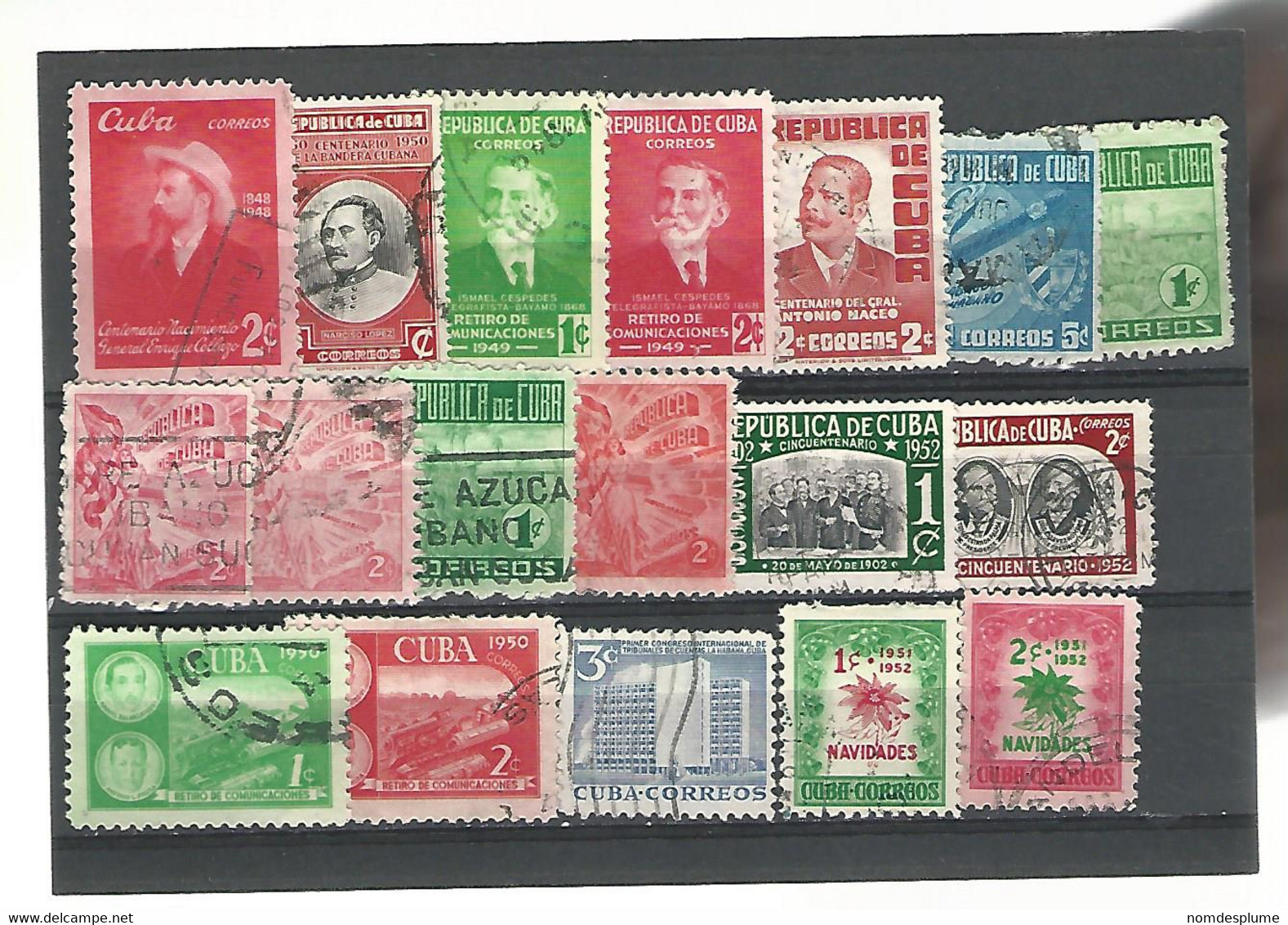 56207 ) Collection Cuba Postmark - Verzamelingen & Reeksen