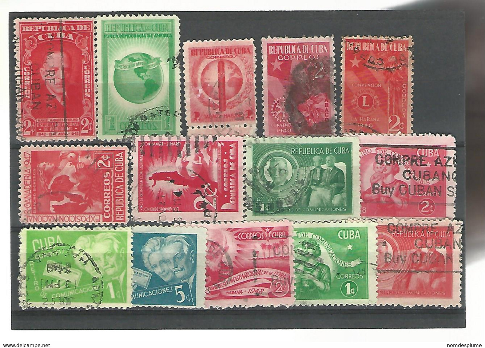 56208 ) Collection Cuba Postmark - Collections, Lots & Series