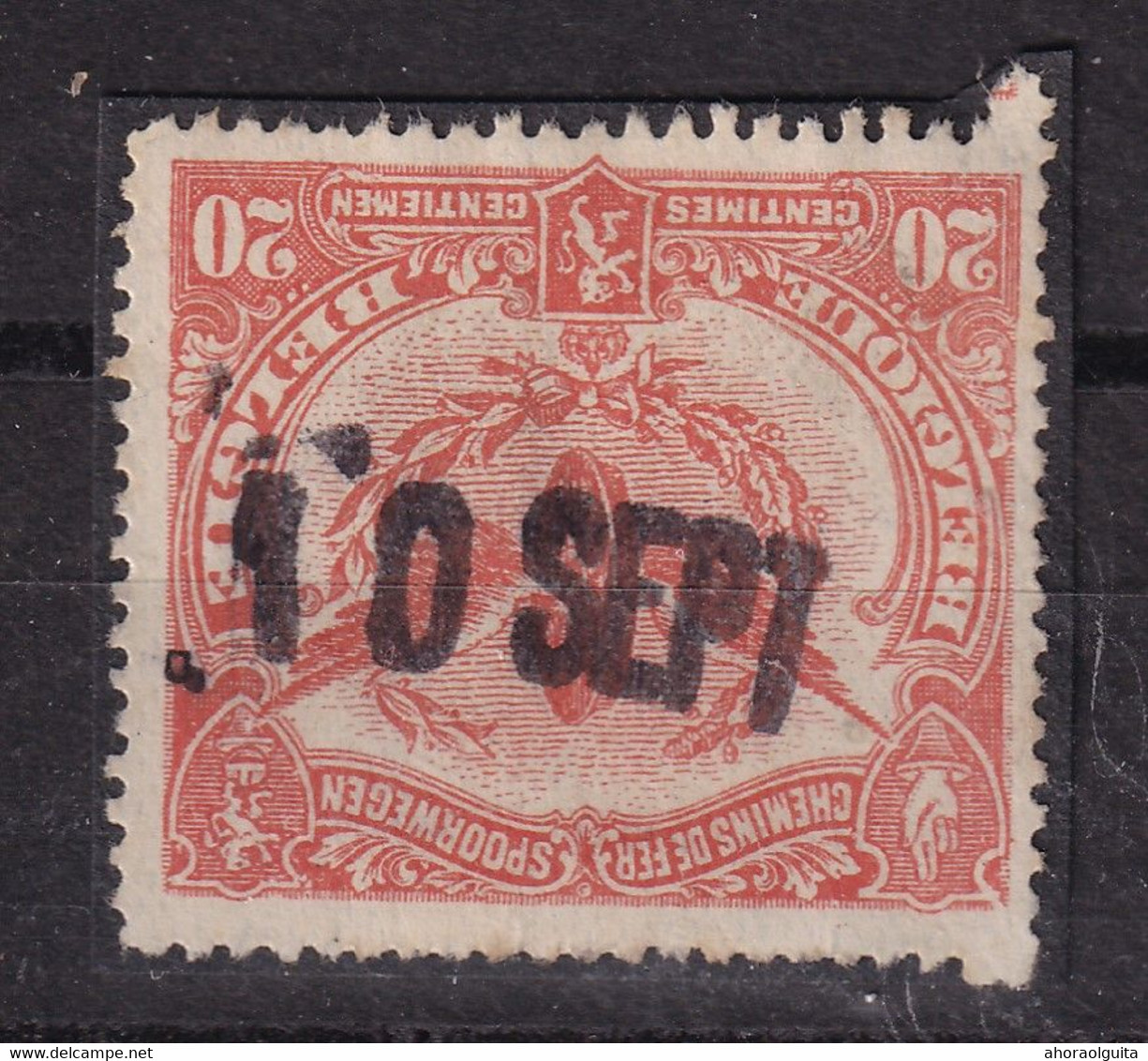 643/37 -- Timbre Chemin De Fer Cachet De FORTUNE 1919 Date Au Composteur 10 SEPT - Other & Unclassified