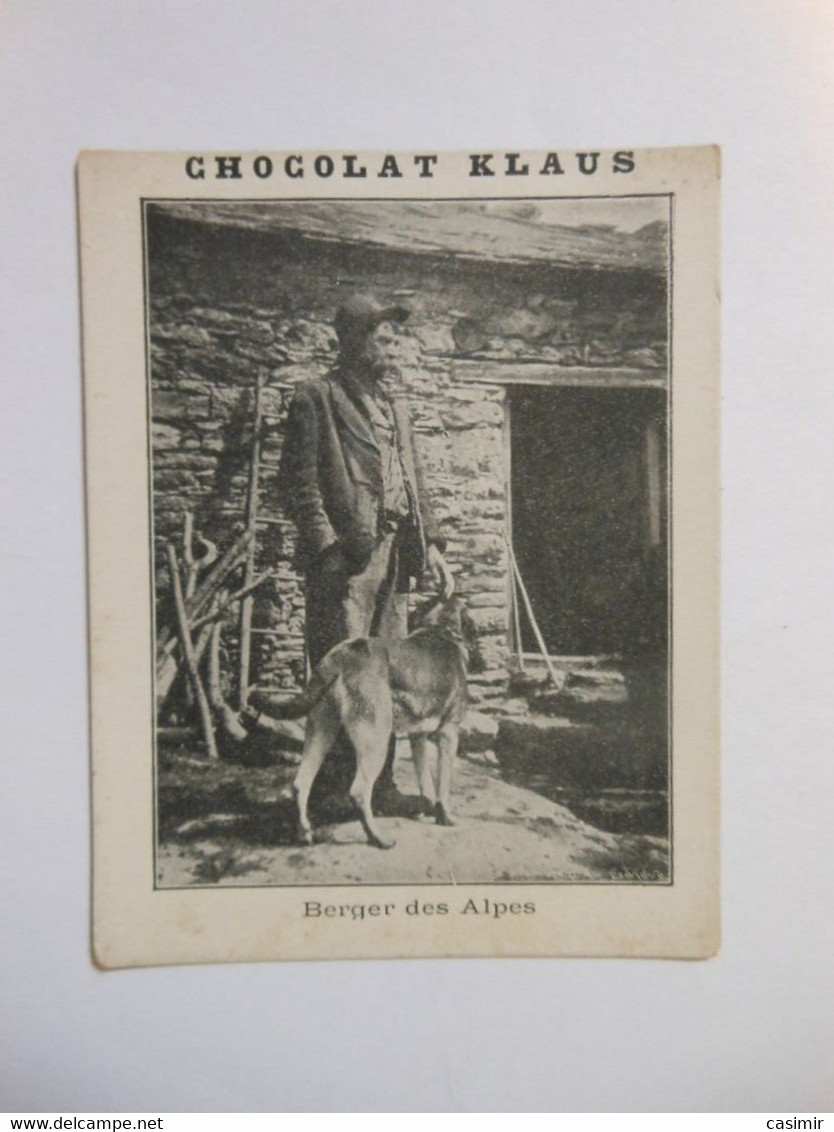 B0091c - Image Chromo CHOCOLAT KLAUS Berger Des Alpes - Chocolat