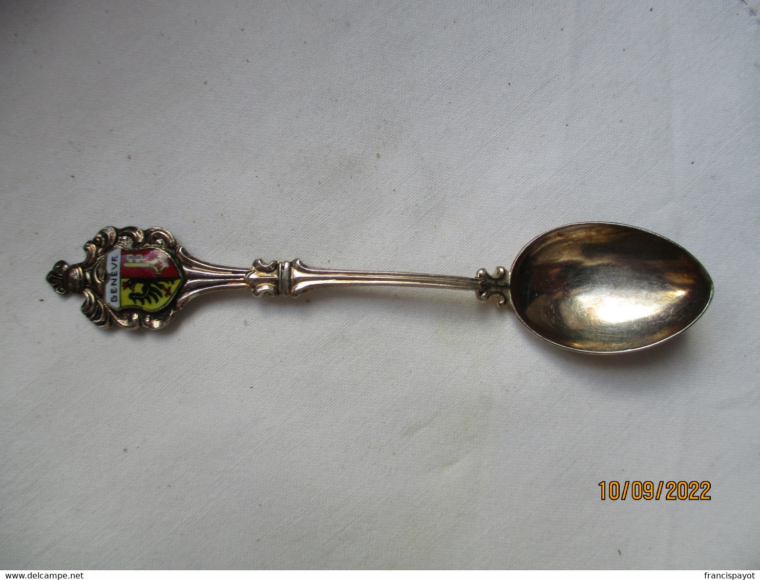 Suisse: Cuillère Souvenir, Canton De Genève - Spoons