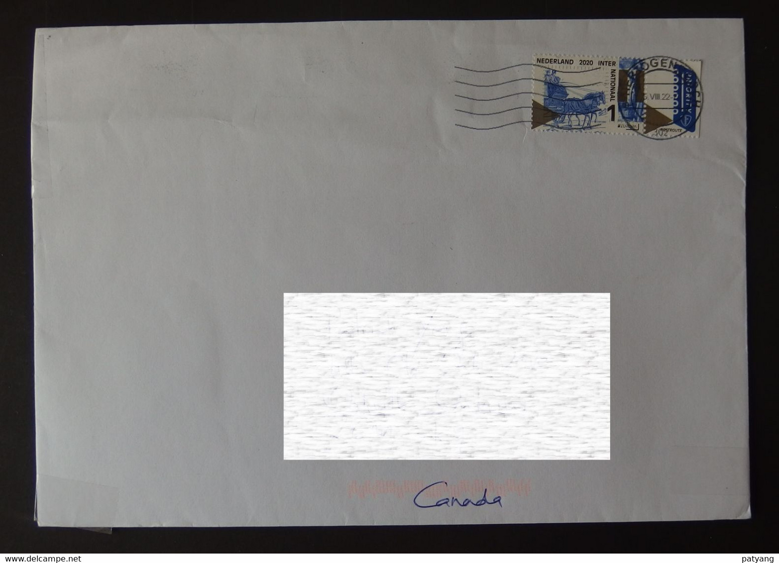 2022 Netherlands (Europa) To Canada Cover - Storia Postale