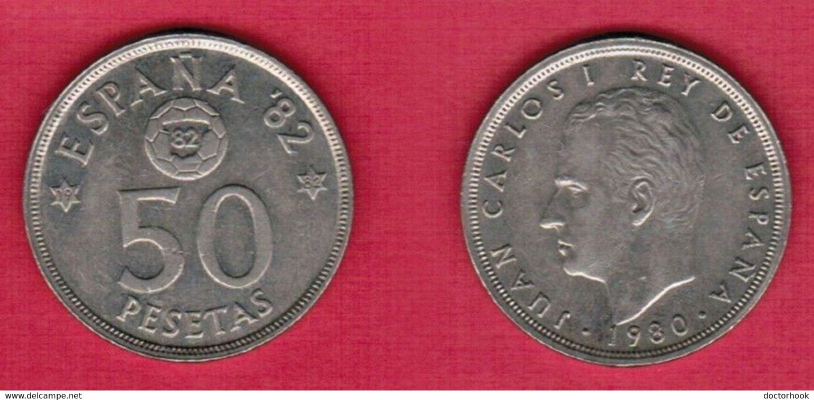 SPAIN  50 PESETAS 1980 (KM # 819) #6744 - 50 Peseta