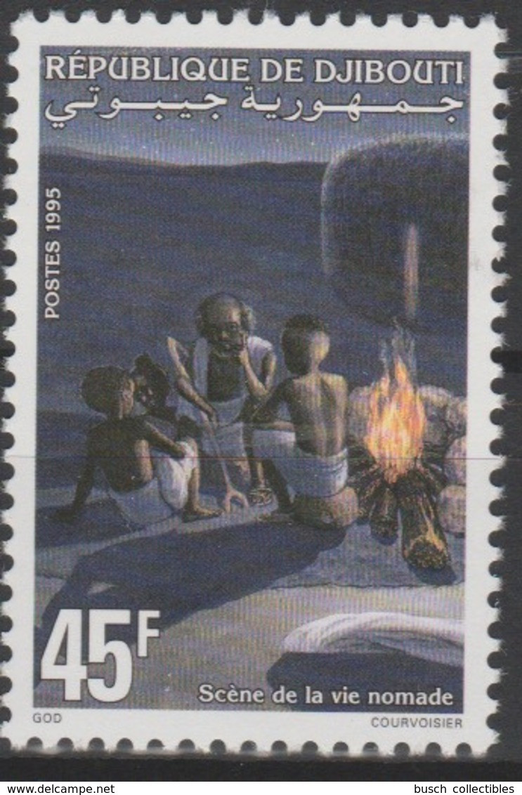 Djibouti Dschibuti 1995 Mi. 616 Scène De La Vie Nomade - Djibouti (1977-...)